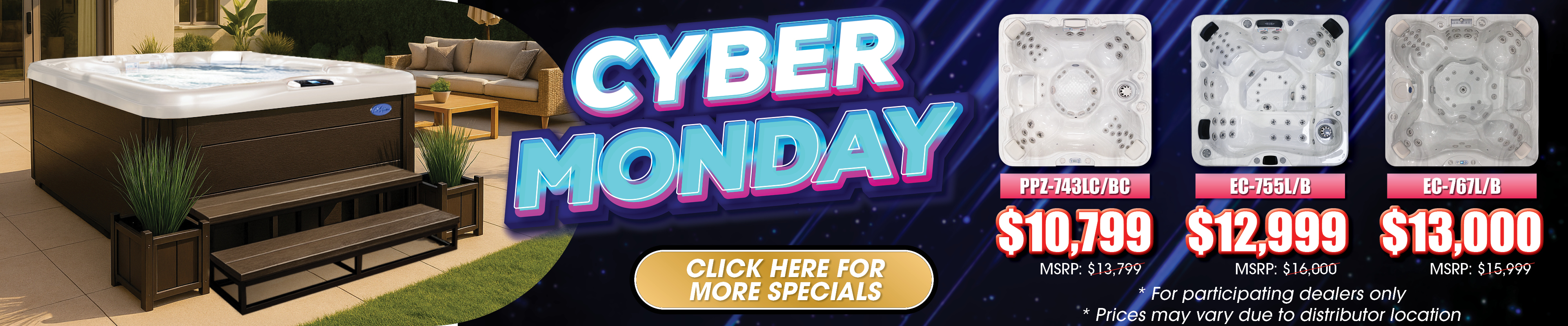 Calspas hot tub being used in a family setting - Rockaway Beach